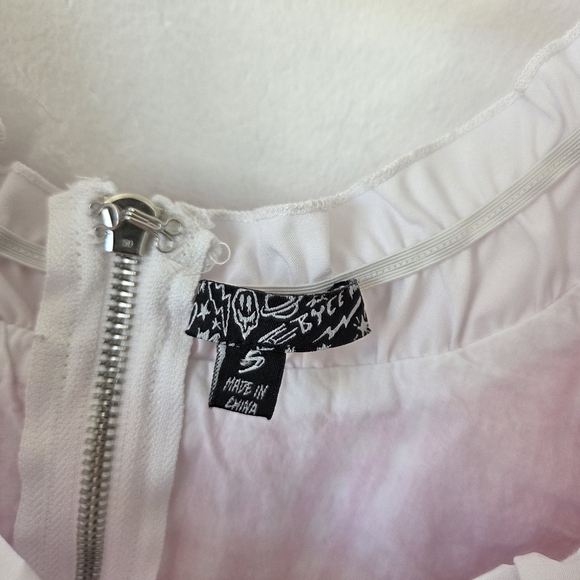 Dolls Kill Baby Pique Your Interest Mini Dress Pink Gingham Lolita Coquette S - Picture 6 of 9